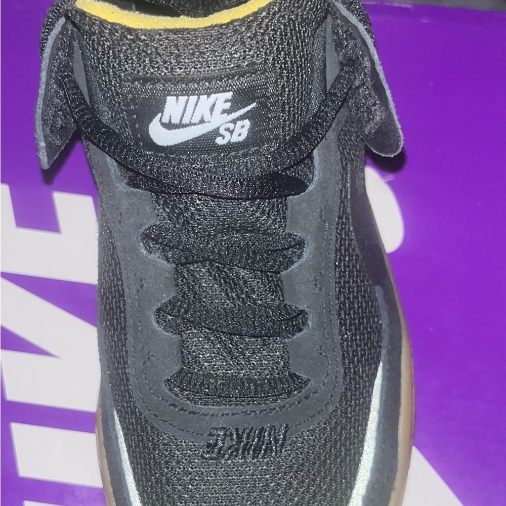 Nike SB Black and Yellow Sneakers